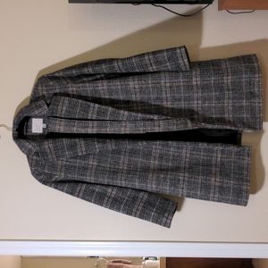 Winter peacoat with belt